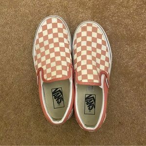 Pink Checkered Vans